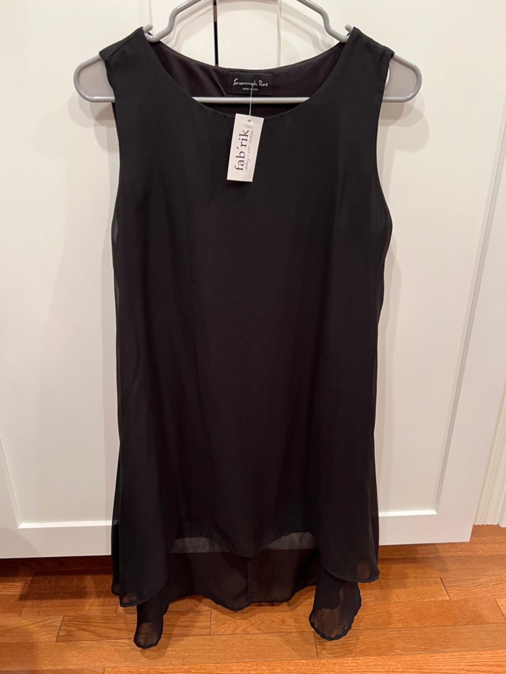 Savannah Black High-Low Dress